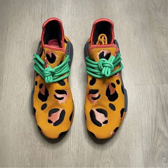 Adidas x Pharrell NMD Human Race (Animal Print) “Focus Orange” - Picture 4 of 7